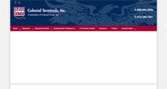 Desktop Screenshot of colonialterminals.com